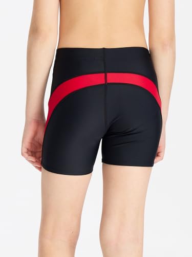 Image of Devoropa Youth Boys Swim Shorts Square Leg Swimsuit Nylon Swimming Boxer Brief UPF 50+