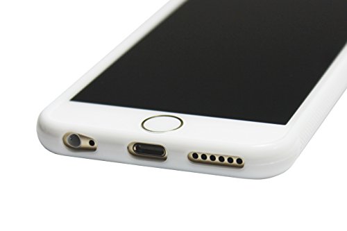 Izercase Iphone 6, Iphone 6S Case Skull With Blue And Pink Flowers Rubber Case - Fits Iphone 6, Iphone 6S T-Mobile, Verizon, At&T, Sprint And International #TOP1