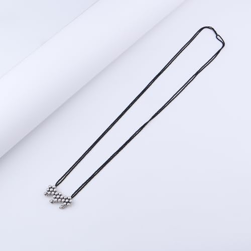 Image of House Of Aadyaa Handmade Silver Mangalsutra for Women | Made in 92.5 Silver | Silver Gifts for Women