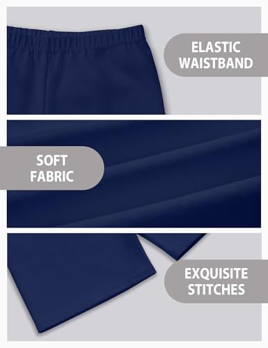 Image of Somaibo 3 Pack Girls Bike Shorts Kids Cartwheel Under Dress Cotton Short | Girl Biker Shorts Dance Tumble Gymnastic Short