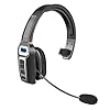 Sarevile Auriculares Bluetooth Trucker, V5.2 inalámbricos con micrófono mejorado con cancelación de ruido AI, auriculares Bluetooth con silencio para el conductor de la oficina y centro de llamadas