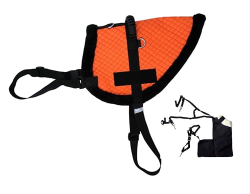 Equitem Miniature Quilted Vest Pad Orange 16"