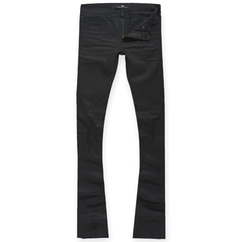 Men Martin Stacked Smooth Criminal Denim 2.0 (Jet Black)