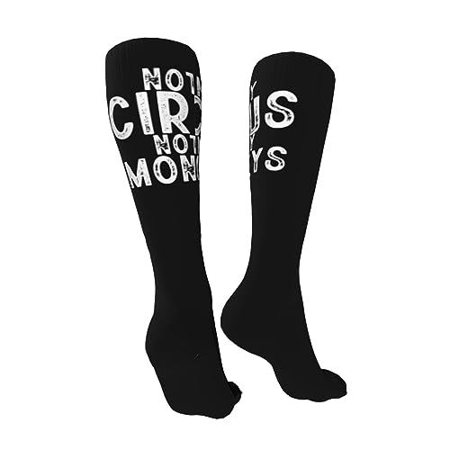 Not My Circus Not My Monkeys Knee High Socks For Women Long Tube Socks Athletic Compression Socks Unisex High Socks Girls2
