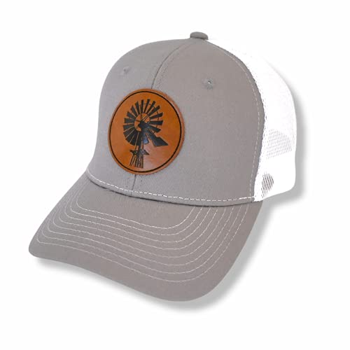 Southern Silhouettes Windmill Trucker Hat – Snapback Tactical Hat for Men Gray