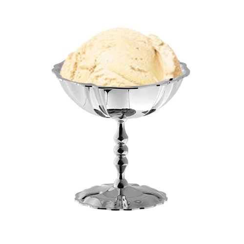Cuenco de helado duradero de acero inoxidable para postres cotidianos 5
