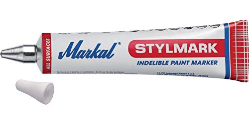 Markal 96653 Stylmark Tube Marker, 1/8", Yellow