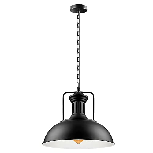Industrial Hanging Lamp Metal Pendant Light E27 Adjustable Chain Ceiling Light