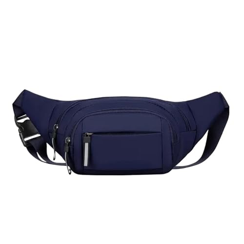 Compatible for los Deportes móviles al Aire Libre de la riñonera del Ajuste Unisex Paquetes Cintura Lona Hombres(B)