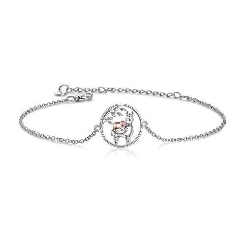 Silver Llama Bracelet
