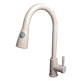 ● Altura total 40 cm, altura de descarga 21 cm, longitud de descarga 27 cm, peso neto 1263 g, diámetro del orificio ca.Φ35 mm, rango de giro 360 °