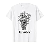 Enoki Setas Enokitake Dark Academia Goblincore Camiseta