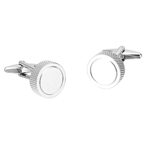 gazechimp Abotoaduras Redondas Elegantes Para Acessórios Masculinos