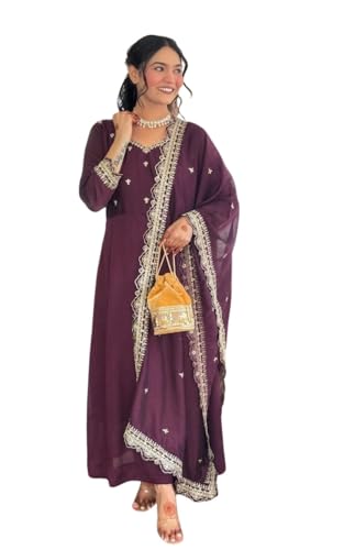 Kurta femme pour mariage et tenue de bureau en coton style anarkali