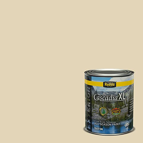Rodda Paint CASCADIA XL Exterior Satin Paint & Primer in One, Quart, Hephaestus