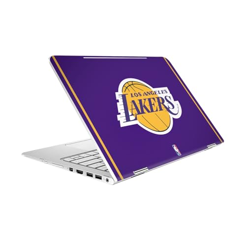Sticker Los Angeles Lakers pour PC HP Spectre Pro X360 G2 vinyle violet