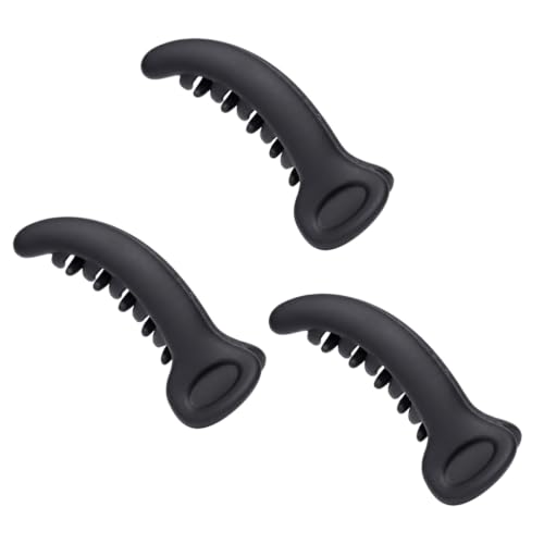 Image of Glaze Matt Finish Hair Clip for Women & Girls Pack of 3 Banana Clip (small)