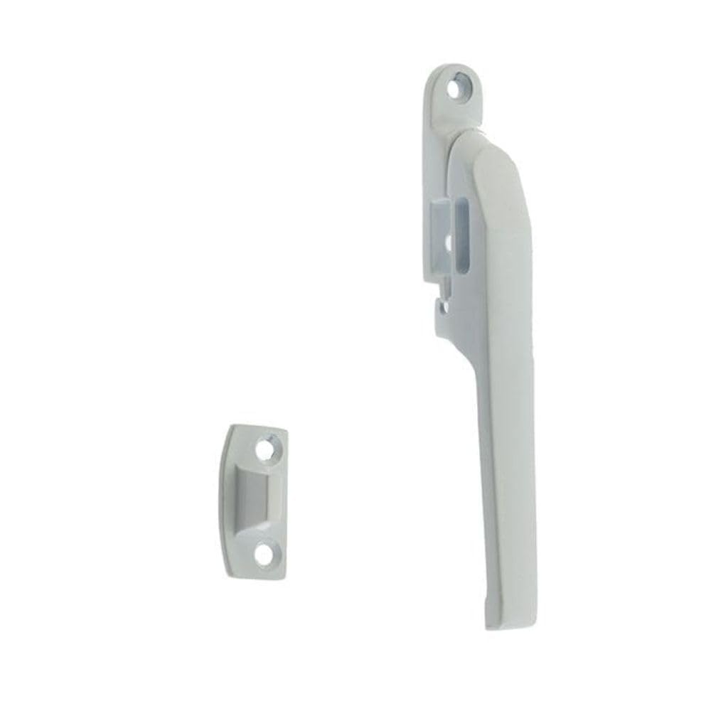 White Non-Locking Window Casement Fastener