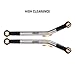 INJORA High Clearance Links Set - Stainless Steel Chassis Links for 1/18 RC Crawler FMS FCX18 LC80 Upgrade