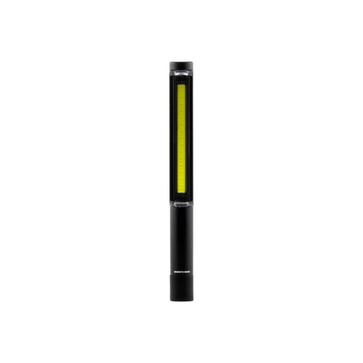 Nebo Black Lil Larry - 250 Lumen Torch With Cob Work Light - Pocket Clip Magnetic Base For Hands-Free Lighting - Portable Cob Led Flashlight - Hazard Light-Red,