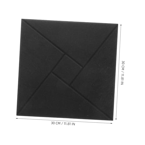 Abaodam 6pcs Paneles Acústicos Autoadhesivos para Absorción de Sonido, Paneles de Fibra de Poliéster para Aislamiento Acústico en Estudios de Música, Dormitorios y Cinemas en Casa, Fácil Instalación y Reducción de Ruido miniatura 2