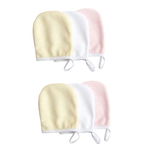 SHERCHPRY Lot De 6 Disques Démaquillants En Fibres Ultrafines Réutilisables, Taille Moyenne, Doux Et Respirants, Pour Nettoyage Visage Quotidien, Accessoires Maquillage Essentiels