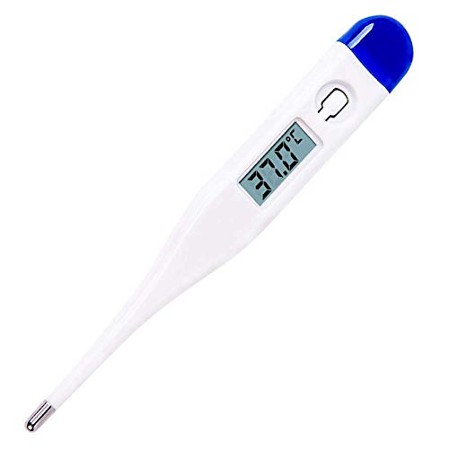 Digital Thermometer, Body Thermometer Temperature Measurement for Waterproof Oral Armpit and Rectal Thermometer for Kids Infants and Adults (High Precision, 20S Fast Readings)-Random Color
