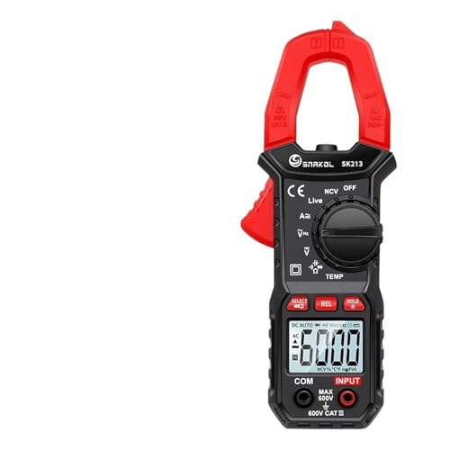 SK213 デジタルクランプメーター 600A AC DC電流 オートレンジ プライヤー 電流計 電圧計 NCV オーム プロフェッショナル電気テスター