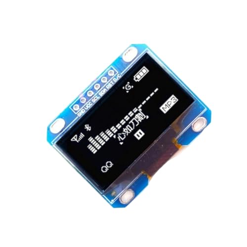3.3 cm LED モジュール ホワイト ブルー SPI 128X64 LCD LED ディスプレイ モジュール 3.3 cm SPI コミュニケーション エレクトロニクス プロジェクト プロジェクト用小型ディスプレイ
