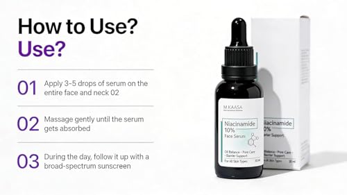 Image of 10% Niacinamide Serum For Oily Skin Face Serum 30 Ml Helps Minimize Pores Brighten Dull Skin And Support Clear Looking Skin 30ml (30 ML) (PACK OF 1)