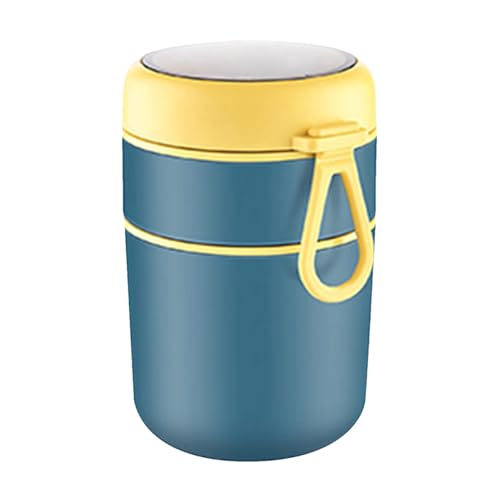 Generisch Recipiente térmico para comida de 710 ml, de doble capa de acero inoxidable, recipiente de almuerzo aislado con recipiente para desayuno y sopa a prueba de fugas, portátil