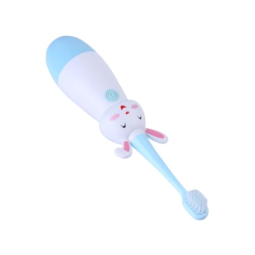 Zahnbürste Für Kinder – Elektrische Kinderzahnbürste in Cartoon-form Seidenborsten Ohne Griff – Babyzahnbürste Reisefreundlich 2 Farben