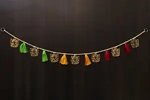 Toran for Door- Door Hanging Bandhanwar Toran - Diwali Decoration Items for Home Decor - Toran banderwal Main Door Entrance Toran for mandir Pooja Room Diwali Decoration toran for door-VI12