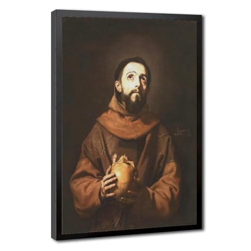 Impression sur toile Saint François d'Assise décoration murale bureau 50x76