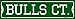 SMART BLONDE Bulls Ct Novelty Mini Metal Street Sign MK-1009