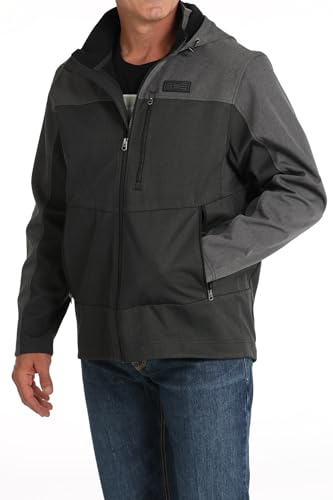 Cinch Men's Black Hooded Softshell Jacket4