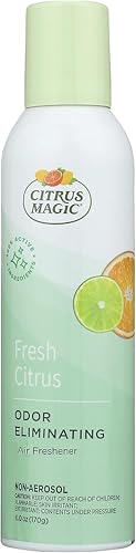 Citrus Magic Natural Odor Eliminating Air Freshener Spray, Tropical Citrus Blend, 7-Ounce