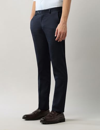 Image of Arrow Men's Mid Rise Slim Formal Trouser