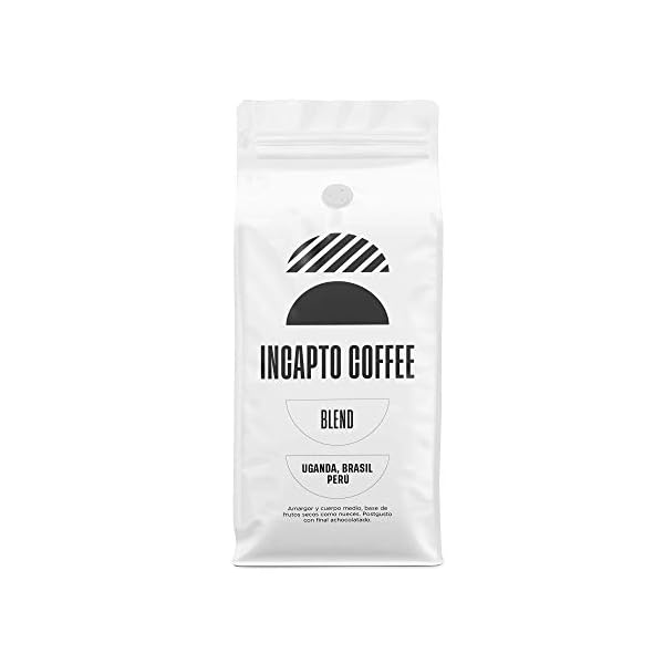 Incapto Café en Grano Natural - Café Fuerte y Amargo | Mezcla de Orígenes - Uganda, Brasil y Perú | Café en Grano…