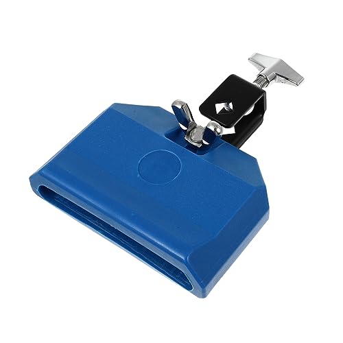 TOGEVAL Drum Kit Cowbell Blue Percussion Instrument Accessory Made of Material