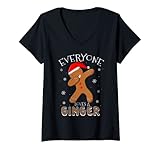 Photo Gallery donna everyone loves a ginger funny dabbing gingerbread christmas maglietta con collo a v Photo Gallery donna everyone loves a ginger funny dabbing gingerbread christmas maglietta con collo a v
