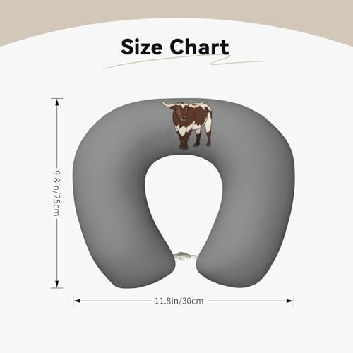 Almohada de espuma viscoelástica cuello U impr animal miniatura 5