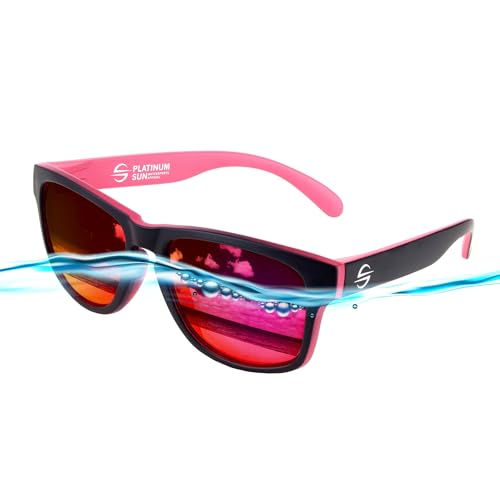 Platinum Sun Floating Polarized Sunglasses Men Women| REVO Mirror Coating & UV400 Sun Protection...