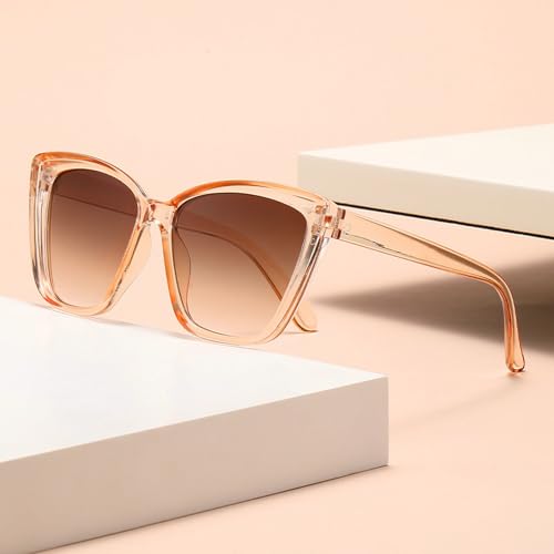 Vintage Cat Eye Sunglasses Women Square Small Frame Sun Glasses Female Retro Shades Fashion Ladies Leopard Sunglasses3