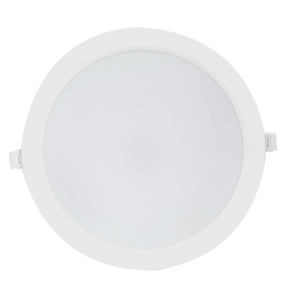 3 Stück Smart Home Einbau-Deckenleuchte 18W dimmbar CCT 2700-6500K 1760lm rund Ø230mm, mit Fernbedienung, auch steuerbar über App/Smartphone, kompatibel mit Google Assistant® und Amazon Alexa®