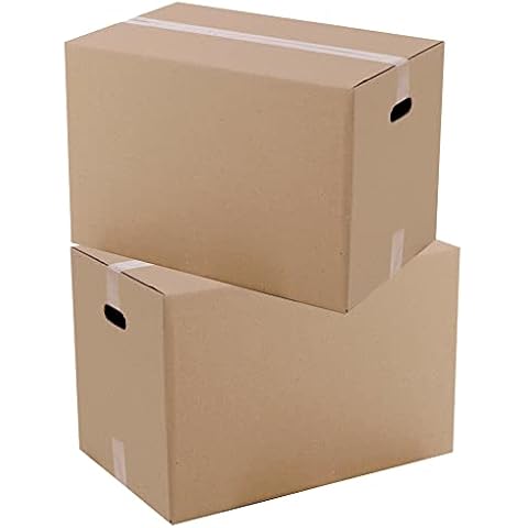 15 Strong Cardboard Storage Packing Moving House Boxes 45cm x 31.5cm x 24cm Cover