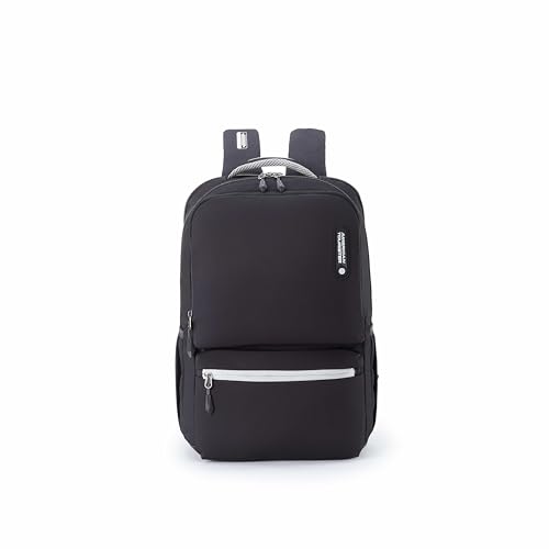 Image of American Tourister Hall 4.0 | 31.5 Ltrs | 3 Compartments | Bottle Pocket | Ergonomic Padded Back Panel & Shoulder Straps | Laptop Backpack | 1 Year International Warranty | Black