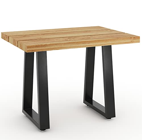 Pieds de table robustes en métal à conception triangulaire solide de 10 cm - 2