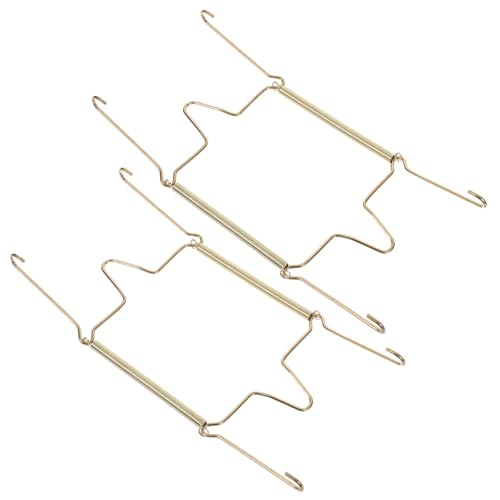 GRIRIW 2pcs Wall Hanging Plate Display Hangers Invisible Spring Plate Hooks Decorative Dish Display Holders