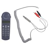 Cabilock Telefonnetzwerk Und Kabeltester Satz Mit Zubehör Drahtprüfgerät Für Telefonkabel Echtzeit Datumsanzeige Robustes Material Für Büro Und Heim